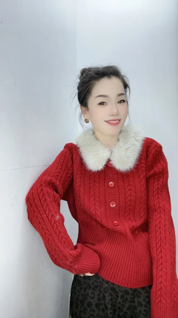 贝雪儿  #468 新款时尚洋气套头针织衫