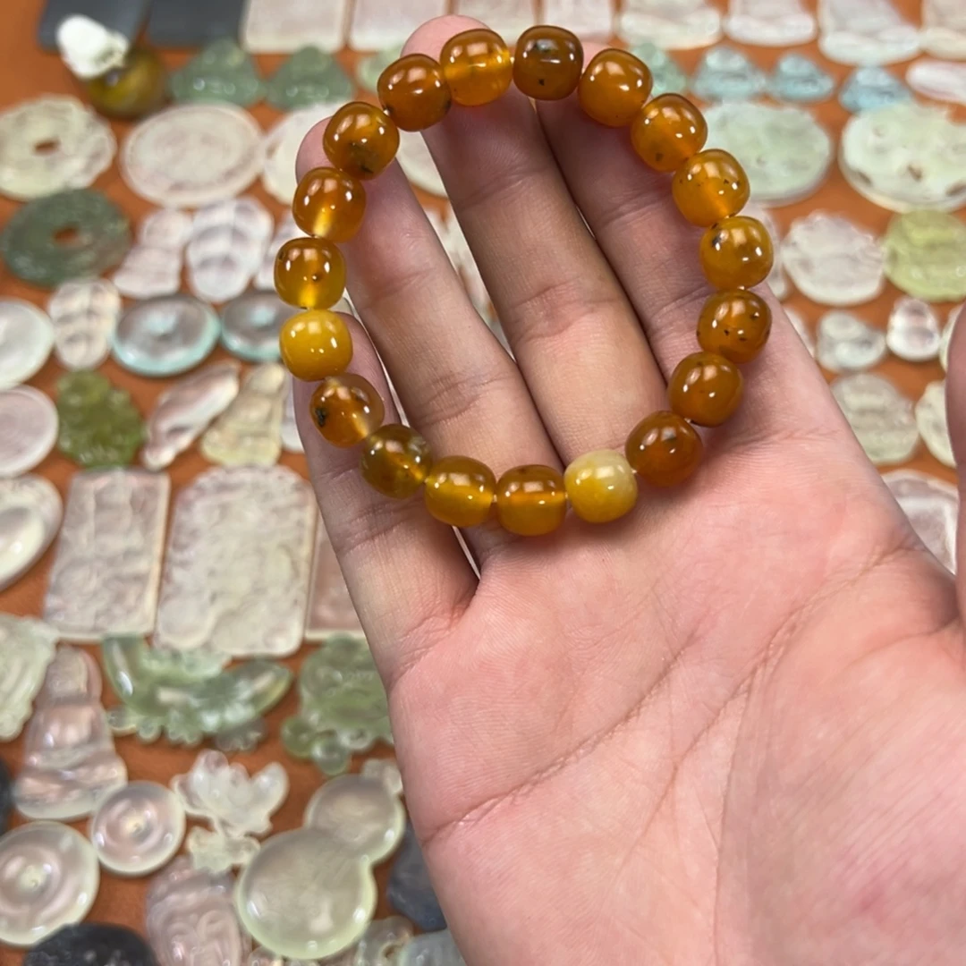 星***之蛇纹石玉未镶嵌颈饰