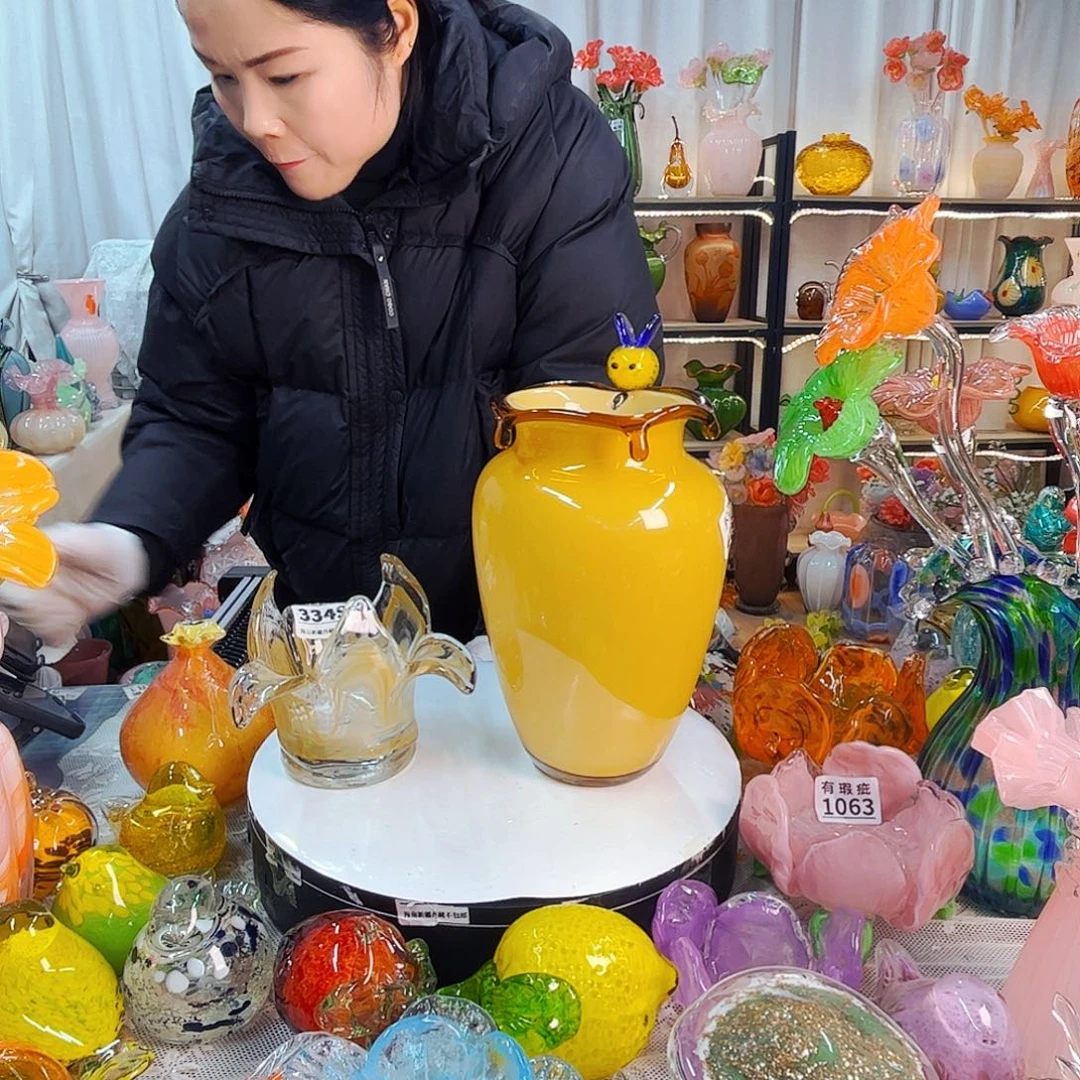 4127 家悦美居琉璃摆件不完美