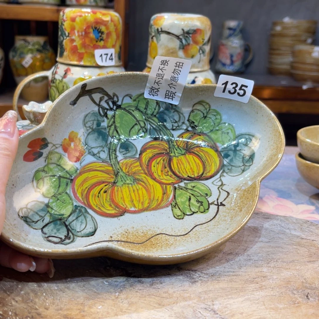 摆件橙****?景德镇手工制作