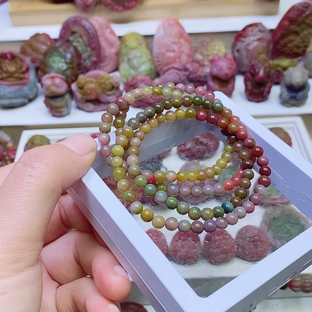 玛瑙/玉髓盐源玛瑙手链未镶嵌