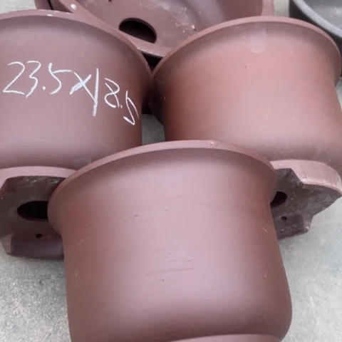 紫砂花盆60.3。       23.5-18.5