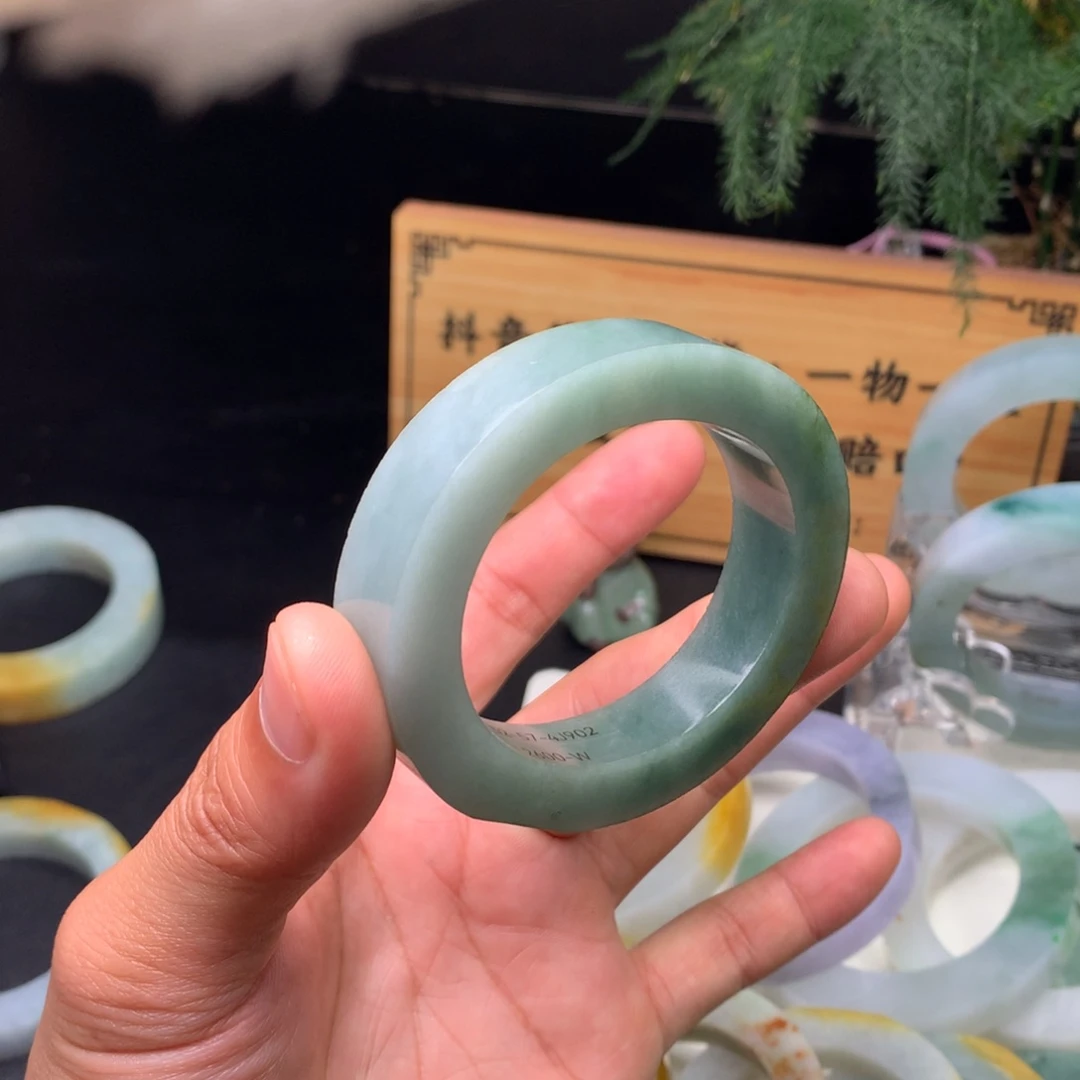 定制翡翠手镯未镶嵌定制手镯52-57