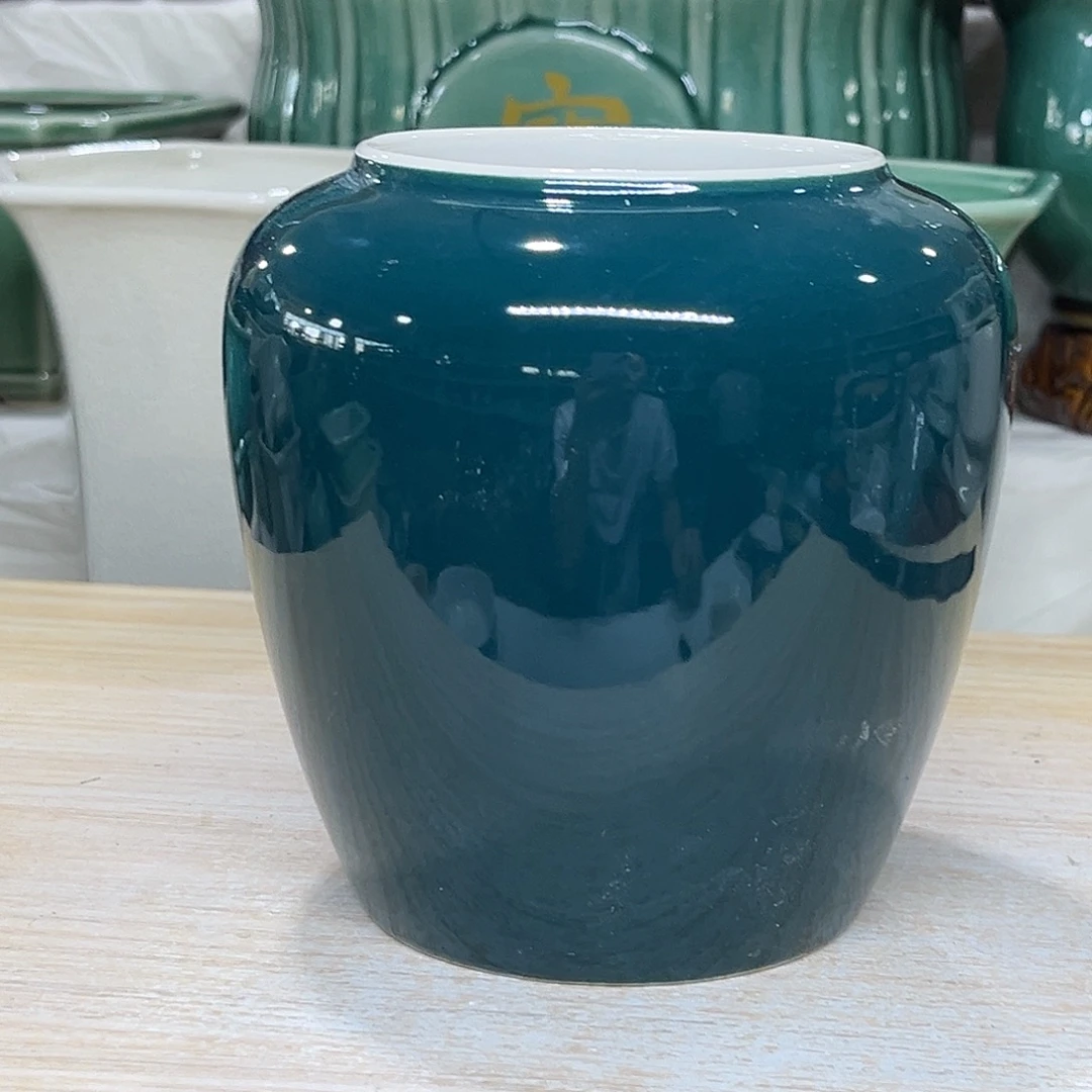 陶瓷绿植多肉微瑕花盆口径8.5*13