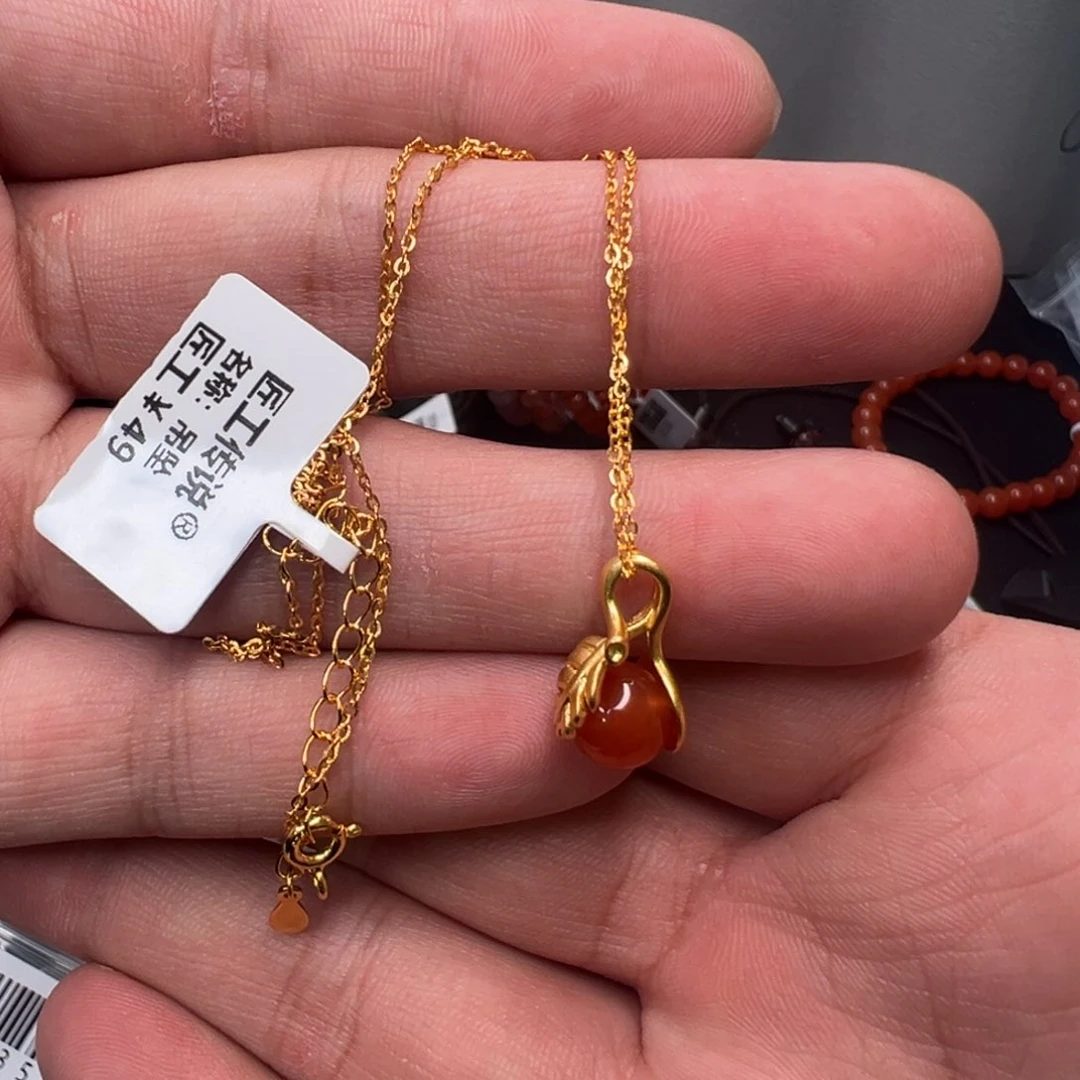 南红玛瑙手串未镶嵌P5352