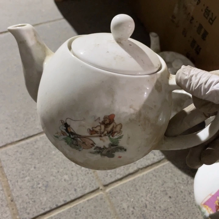 紫砂茶叶罐陶瓷艺术摆件口失园