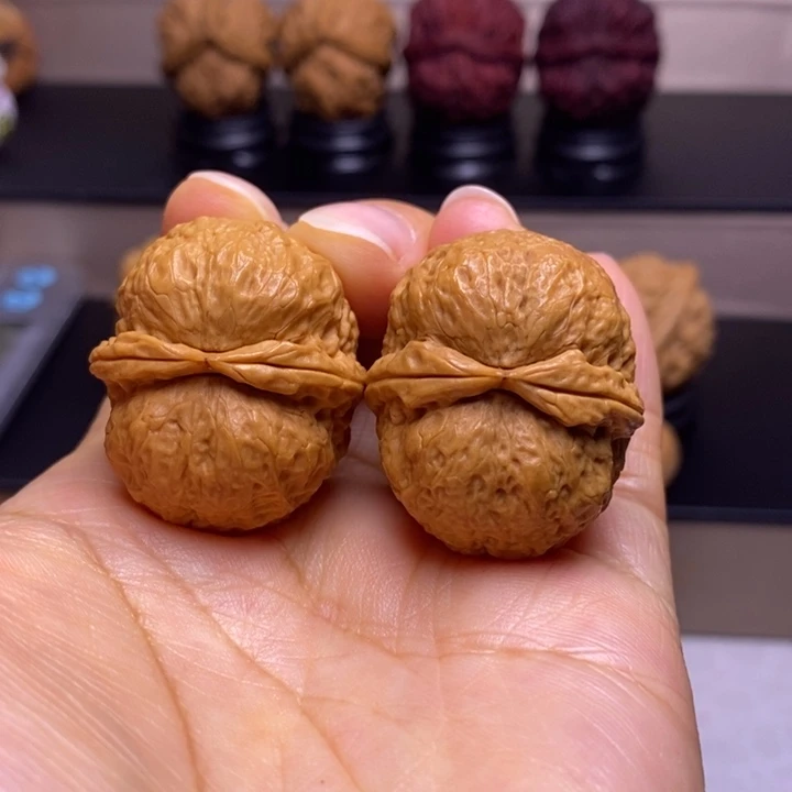 文玩核桃把件玉面鹦鹉20