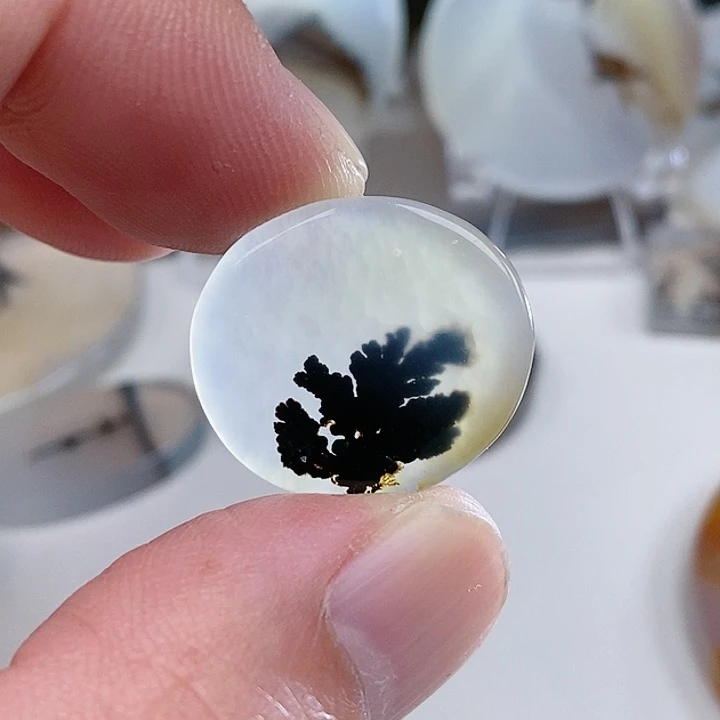 未镶嵌奇石玛瑙/玉髓丹*鹤