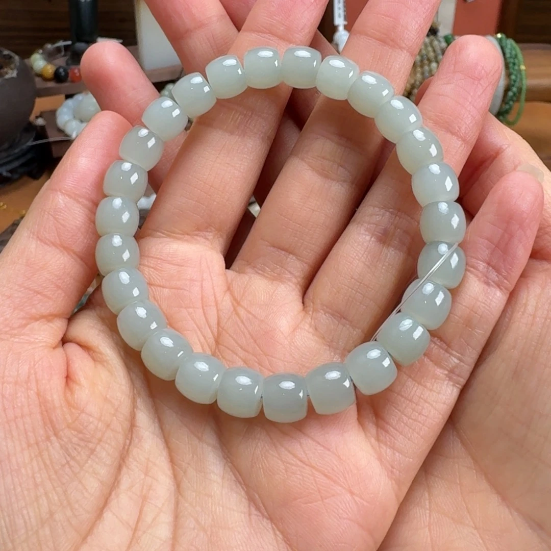 和田玉（糖玉）未镶嵌手链