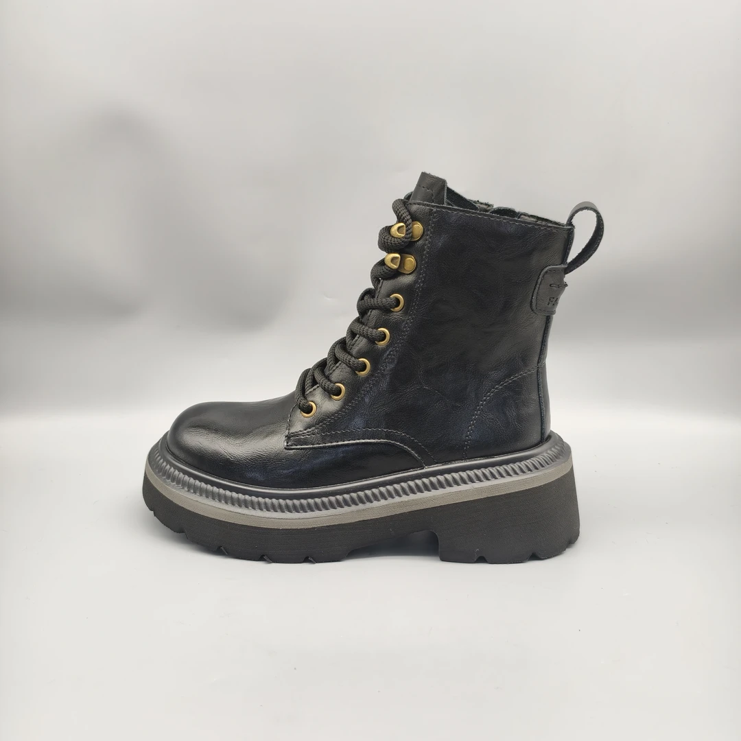 女鞋休闲马丁靴A34-889-1（6号）棉 往小一码拍