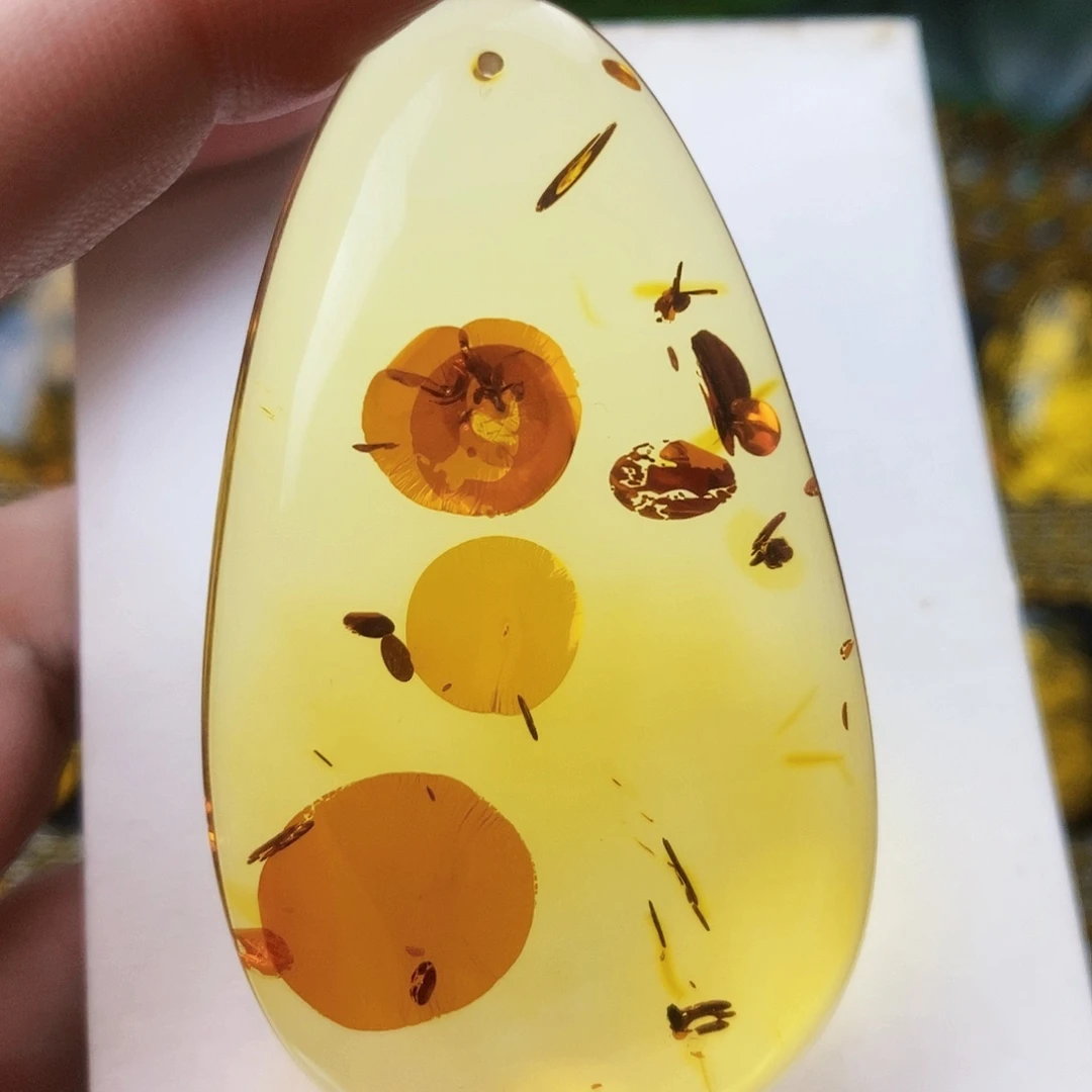 【闪购商品】琥珀（花珀）吊坠(不含链)未镶嵌