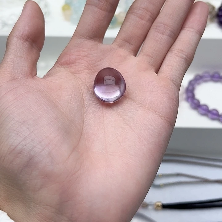 未镶嵌颈饰水晶紫黄晶吊坠