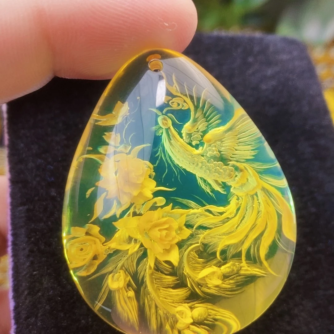 【闪购商品】金珀吊坠(不含链)未镶嵌