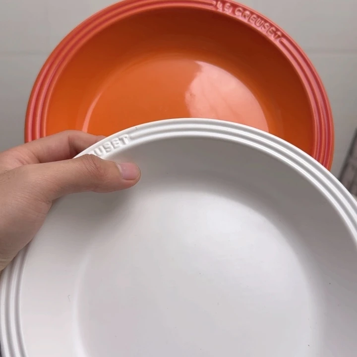 瓷片微瑕2个8英寸草帽盘