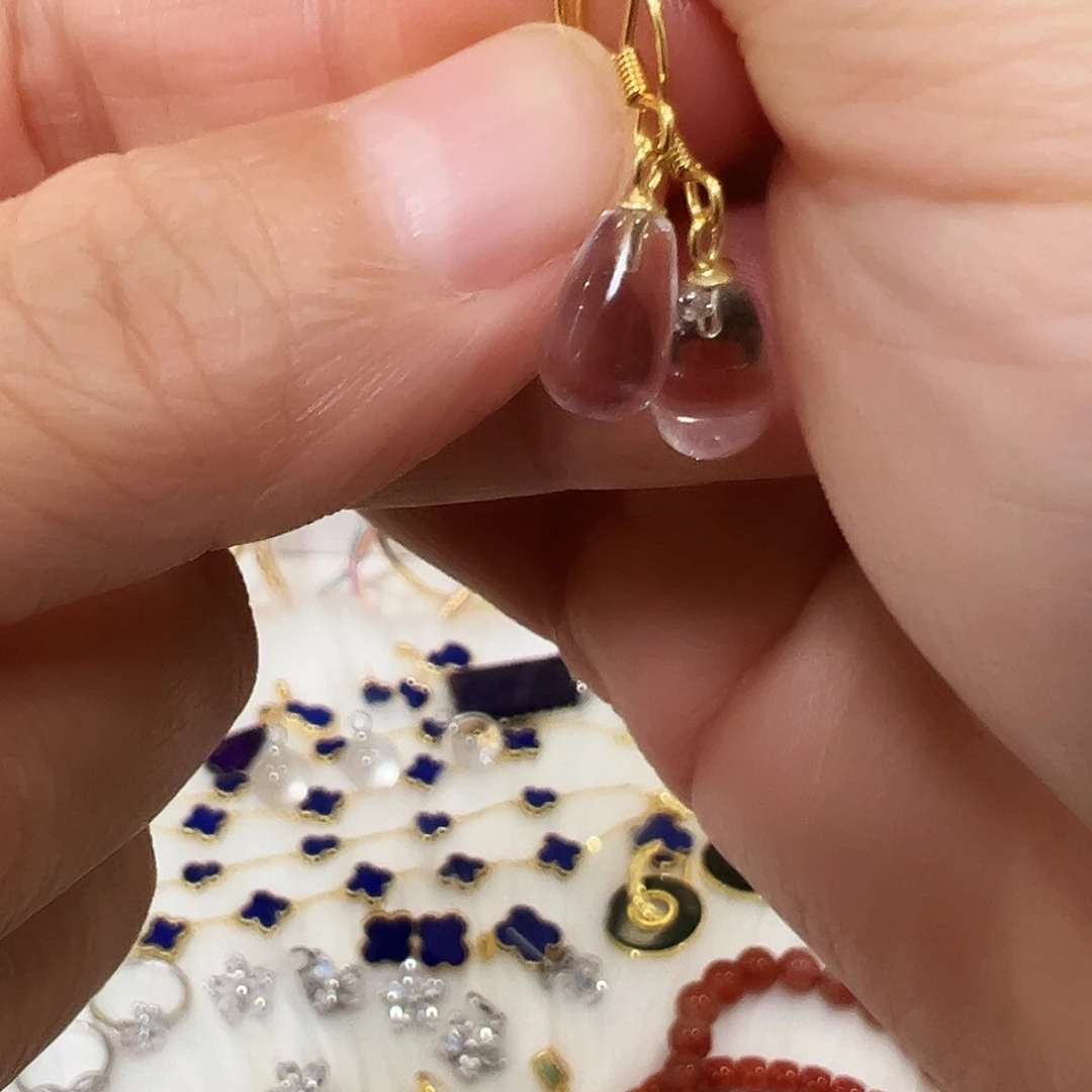 Y***Z耳饰水晶银S925镶嵌