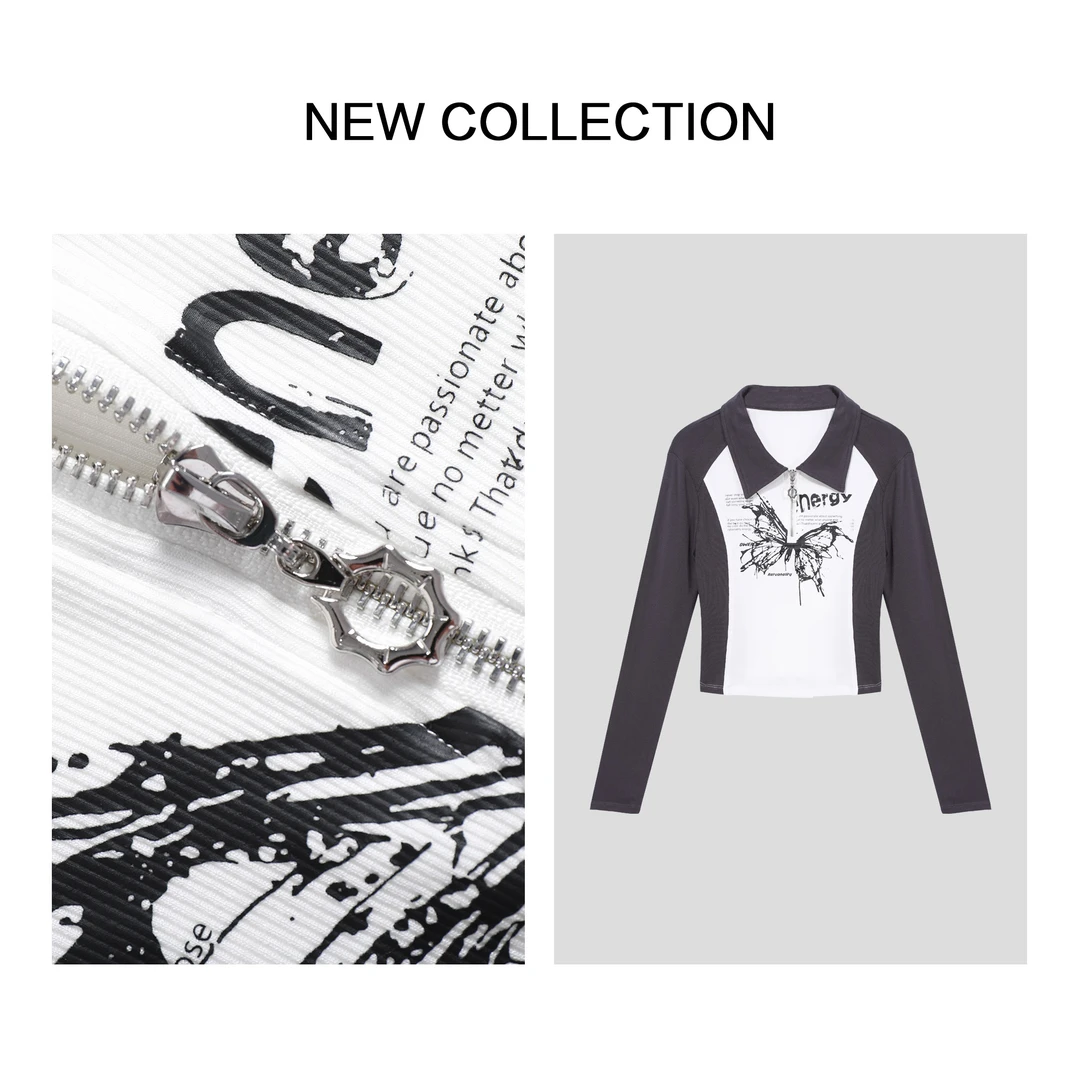 《婷婷专属》T1F38051B 女士时尚百搭T恤