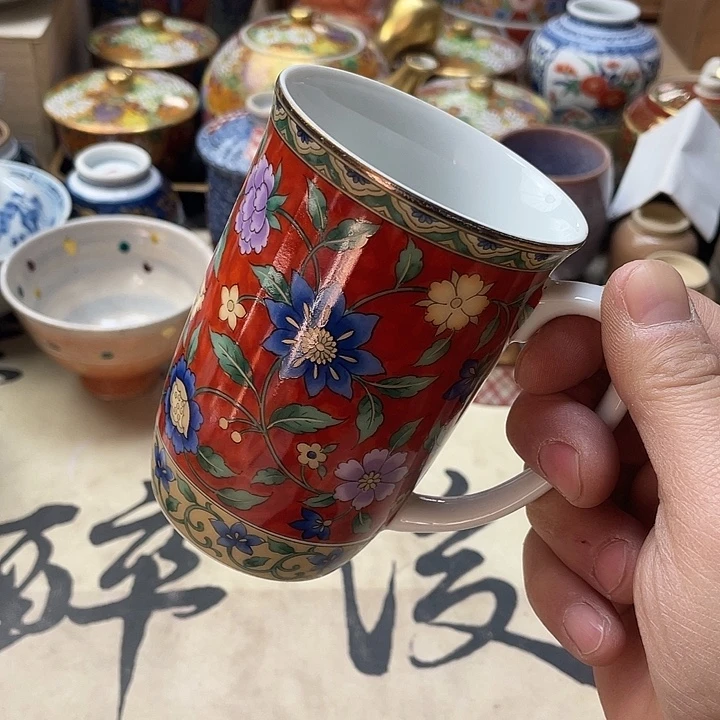 瓷片001 一人直播，看品直播间说序号