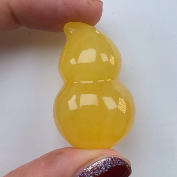 裸石蜜蜡未镶嵌蜜蜡葫芦吊坠