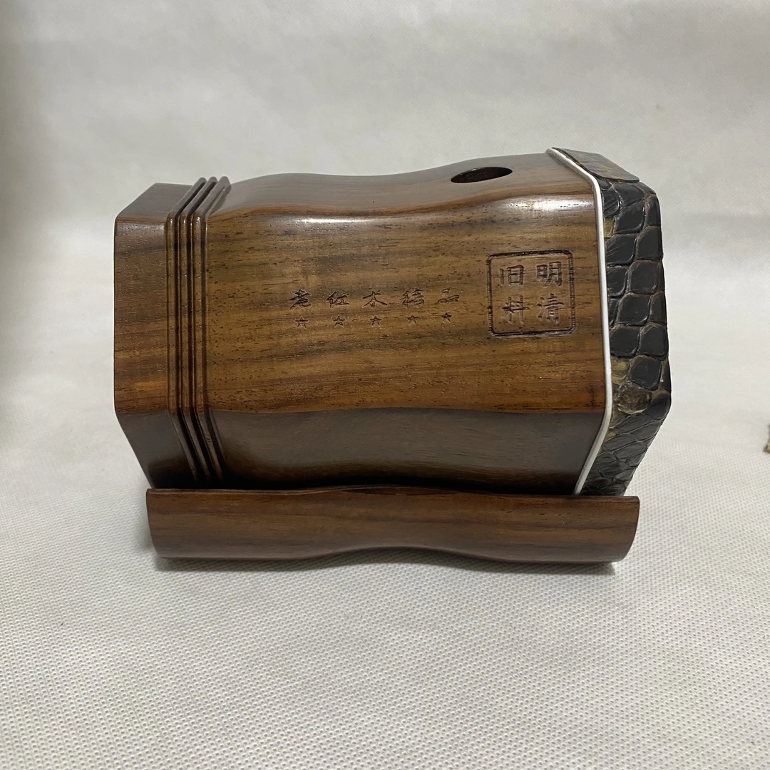 旧料老红木二胡桶 筒子 琴筒 专业演奏型