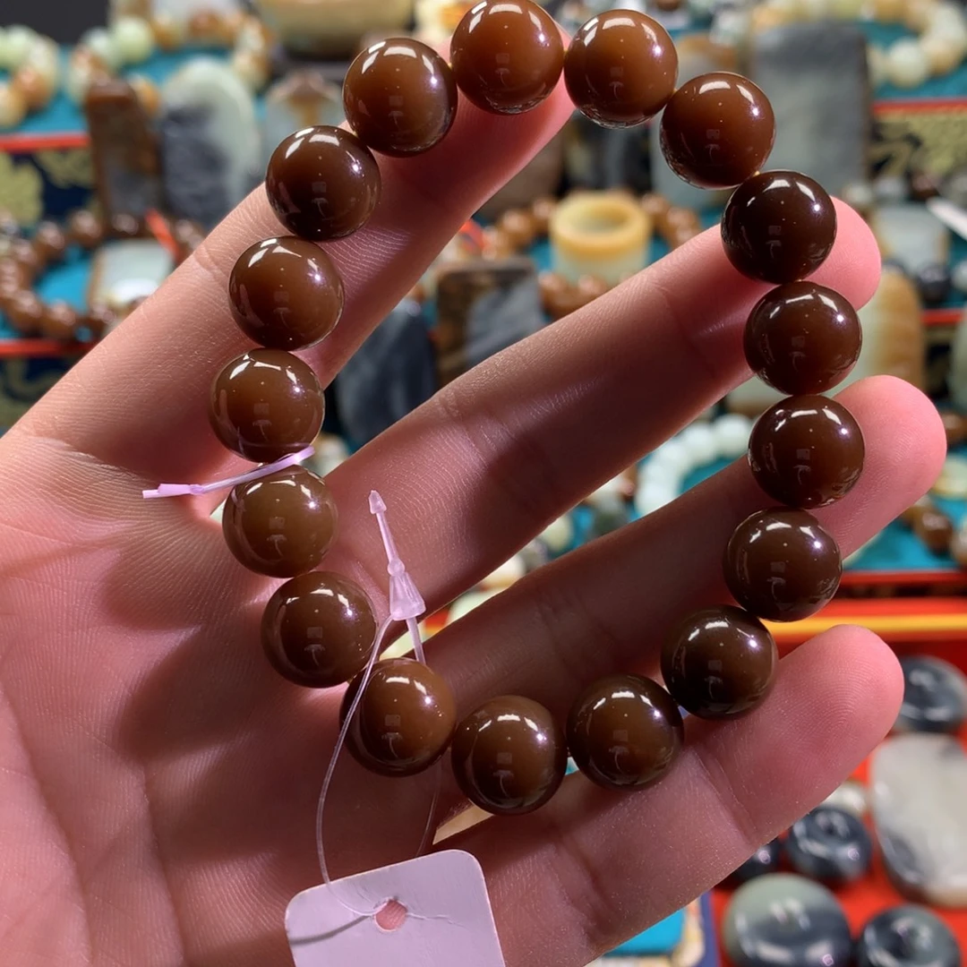 和田玉（糖玉）未镶嵌手链