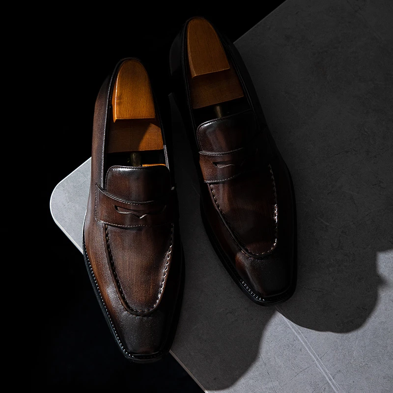 A,N,M,bullock皮鞋男款爆款2025新款正装真皮男款皮鞋真皮