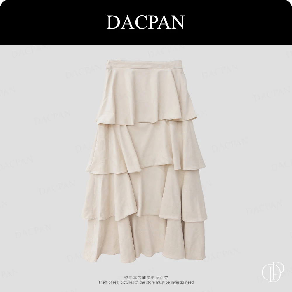 DACPAN-“遇见美好”净版绒面蛋糕半身裙 2025/盼·PP 8097