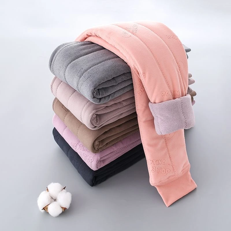 【校服神器】三层加厚棉裤保暖校服裤秋冬内搭裤子儿童加绒羊毛蚕丝