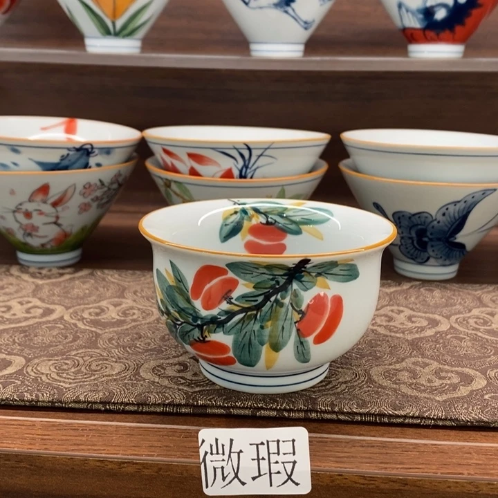 釉下老陶泥手工绘制