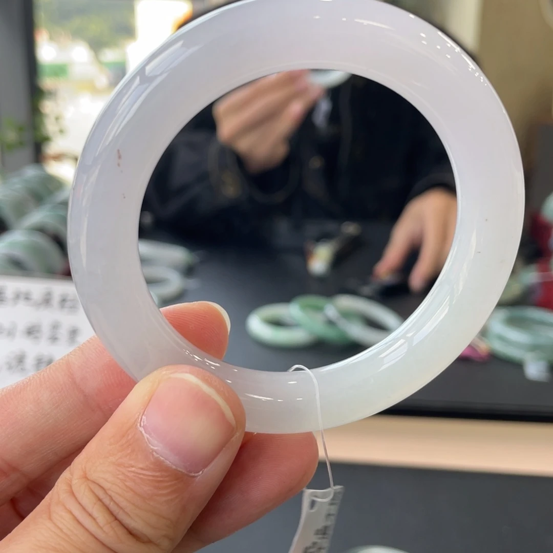 翡翠未镶嵌手镯22号链接55.9