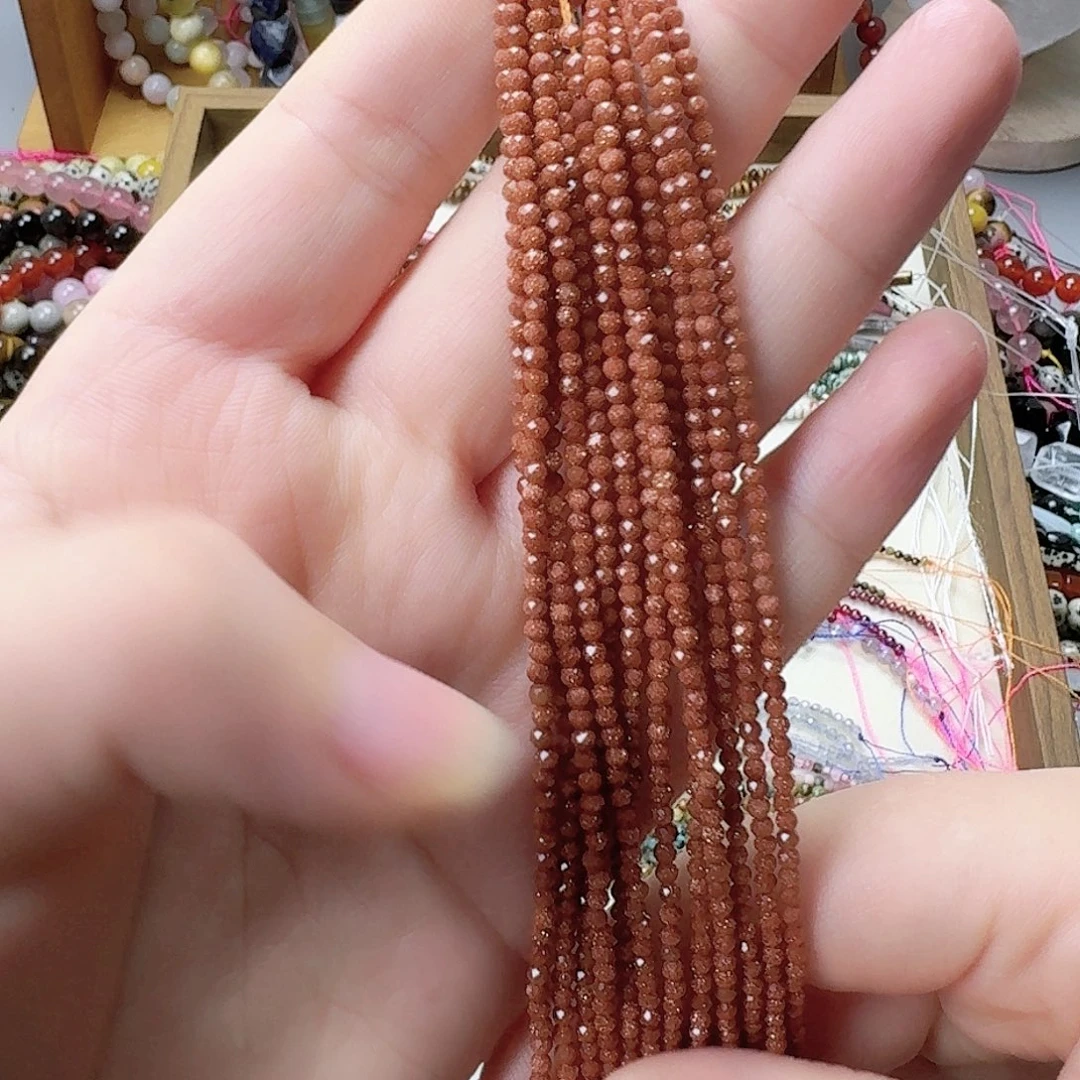 未镶嵌玛瑙/玉髓珠宝半成品卡2金砂发两条