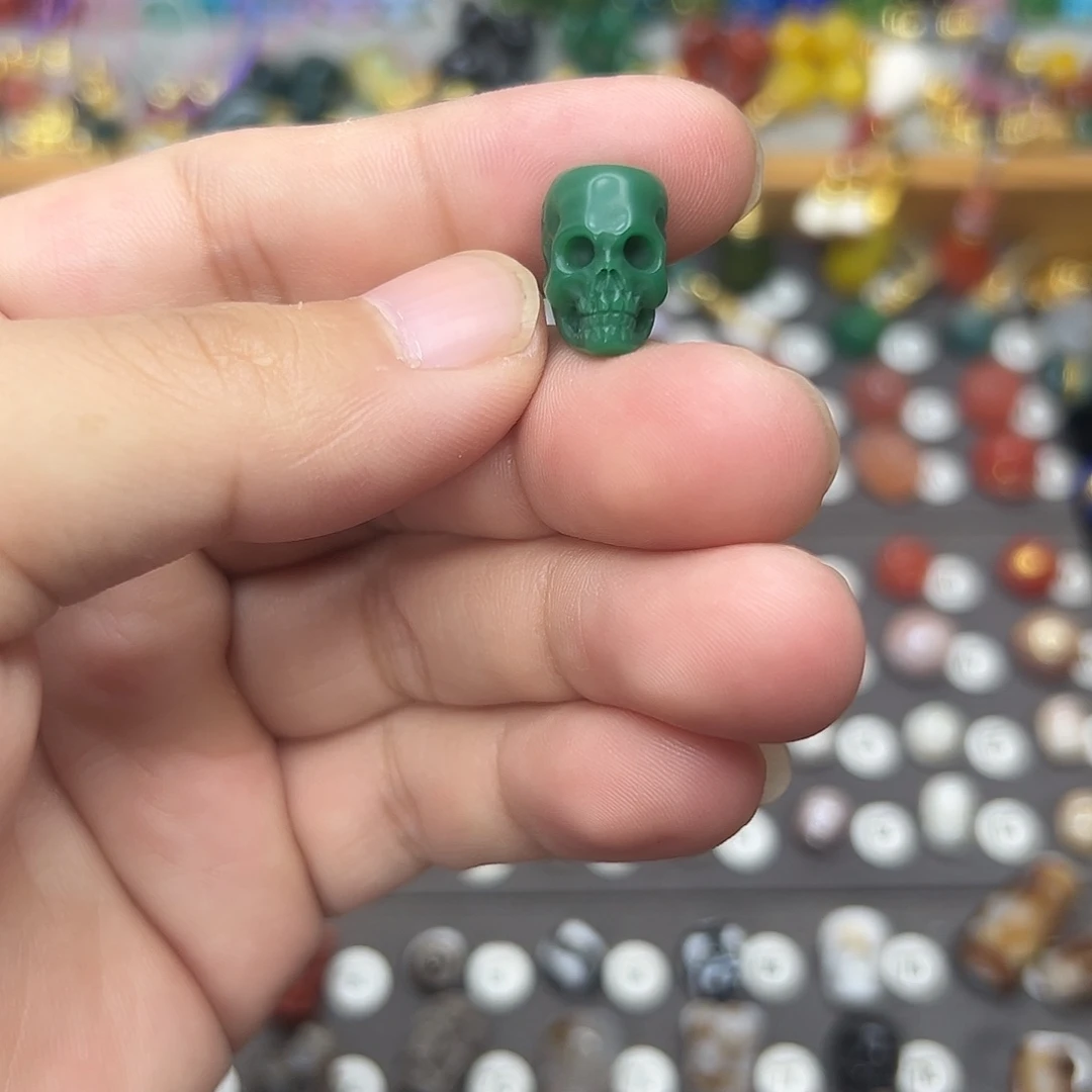 颈饰琉璃精工骷髅