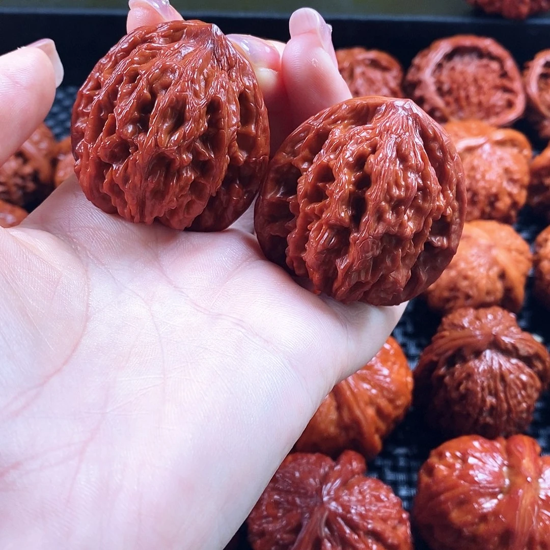 文玩核桃把件麦穗虎