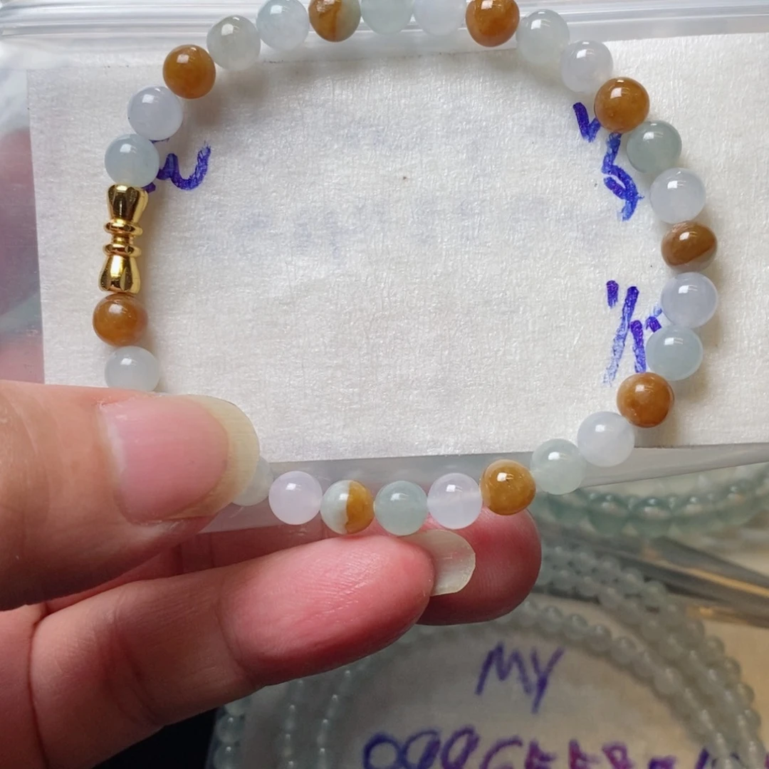 【闪购商品】定制翡翠未镶嵌定制翡翠手链