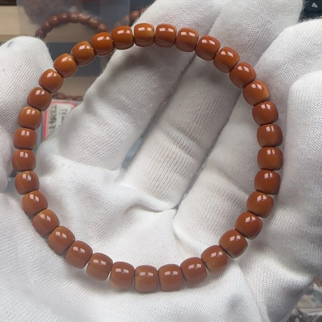 手串橄榄核老挝单圈极限弧福利6.6mm