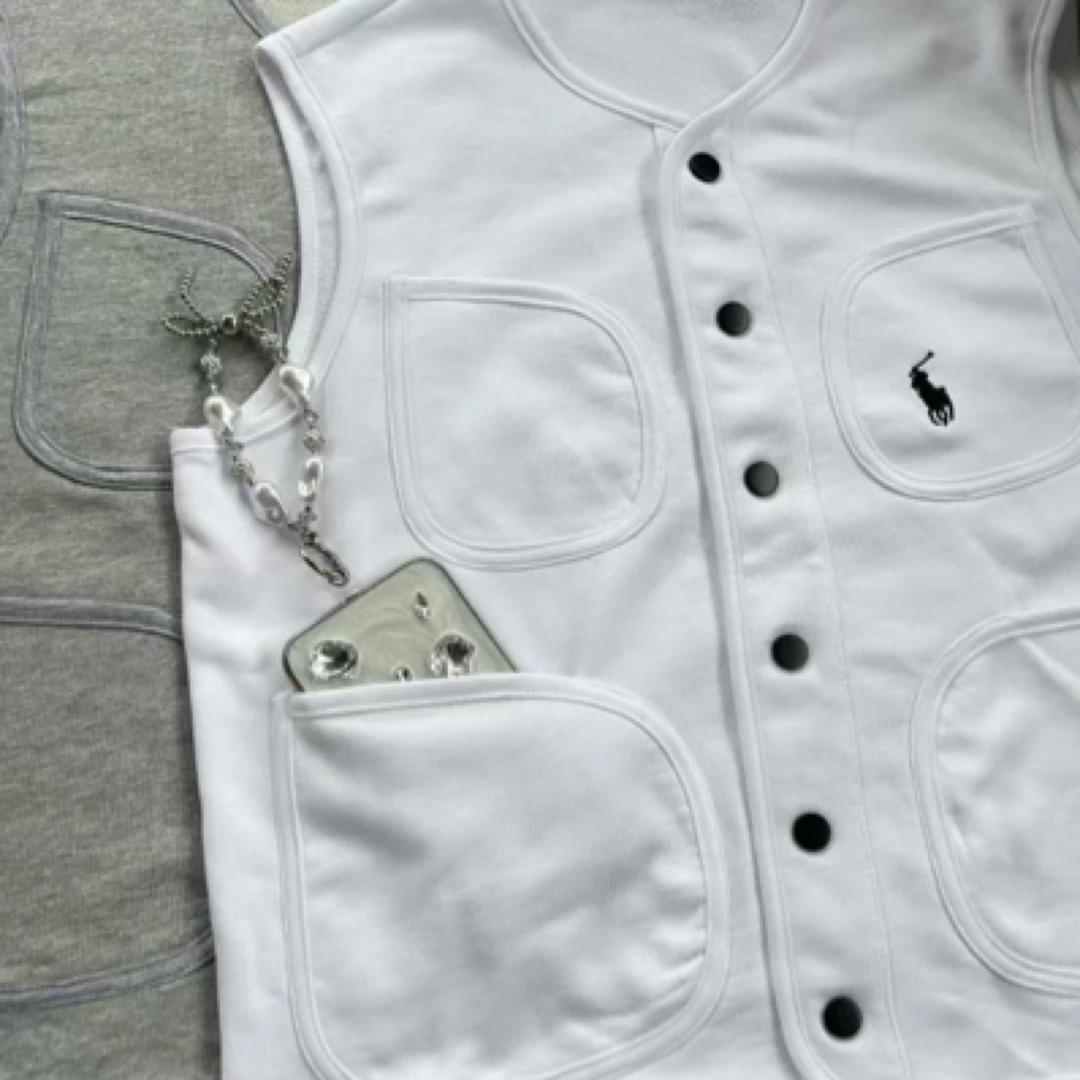 百搭休闲款时尚纯棉马甲