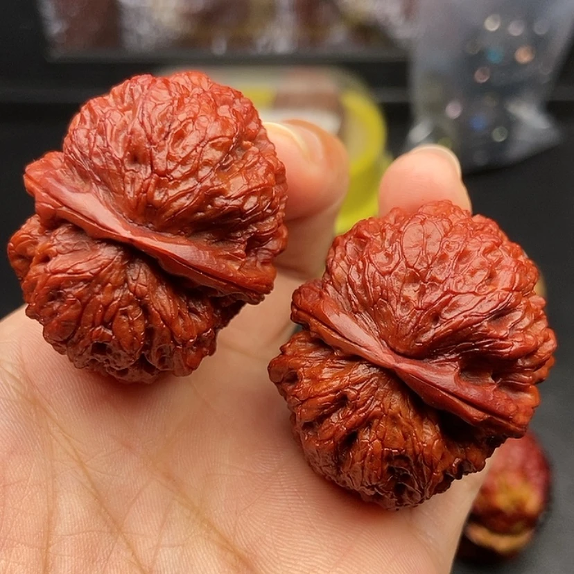 【闪购商品】把件文玩核桃40尺铁狮子头