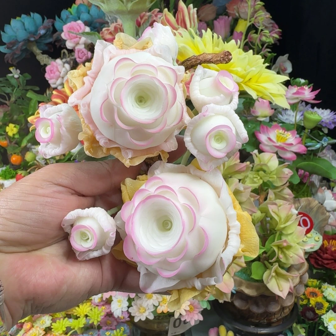 粘土手工山地玫瑰