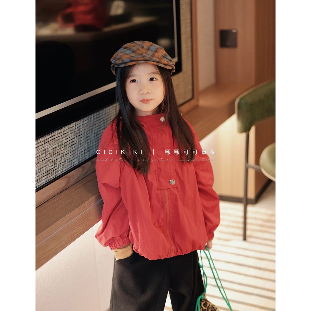 【熙熙可可】2025儿童童装秋冬时尚百搭休闲外套风衣 WT2558