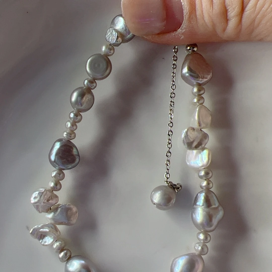 淡水珍珠手绳合金723