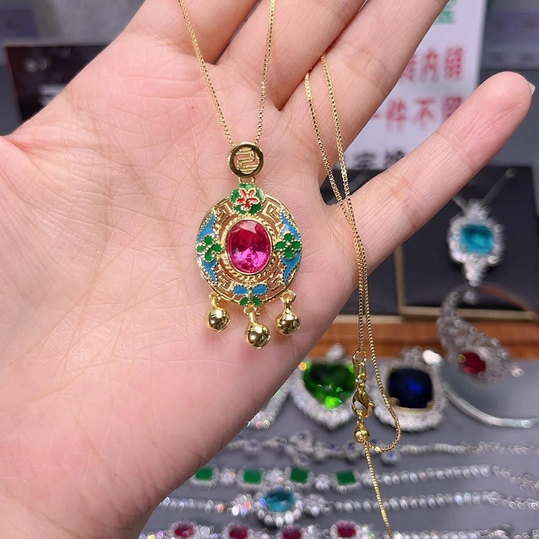 蓝宝石手链银S925镶嵌x 32