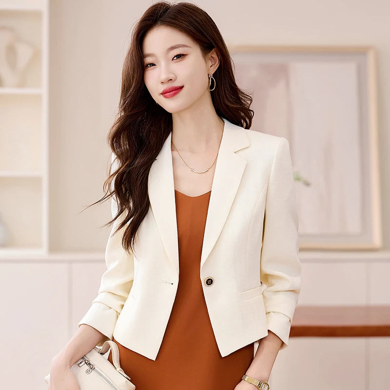 短款小个子西装外套女2025新款春秋季时尚气质休闲高级感西服上衣