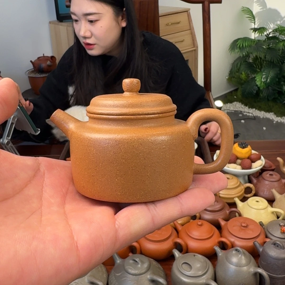 紫砂茶壶反***钟德钟 110cc 黄金段