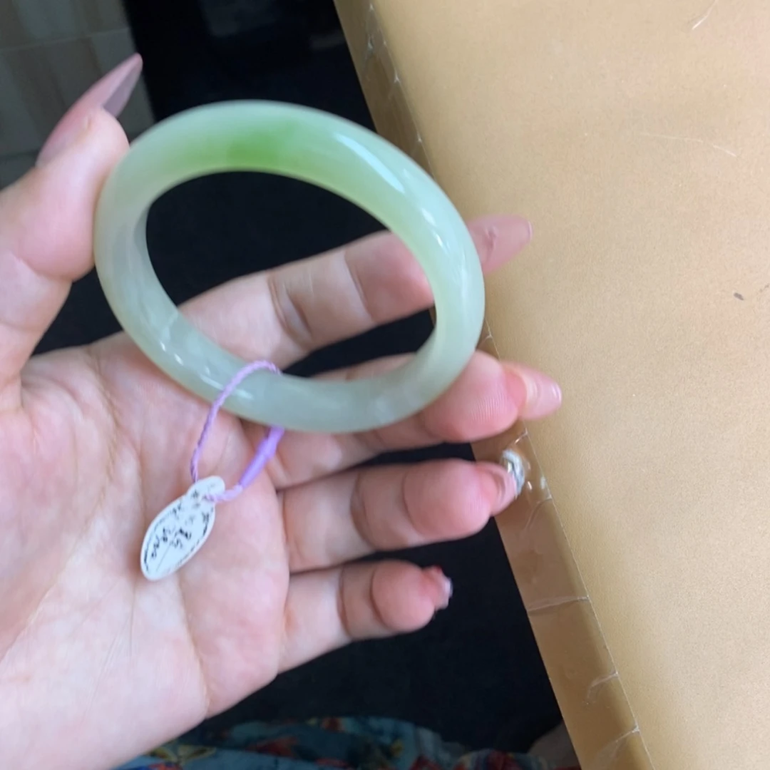 【闪购商品】和田玉（翠青玉）手镯未镶嵌翠青手镯
