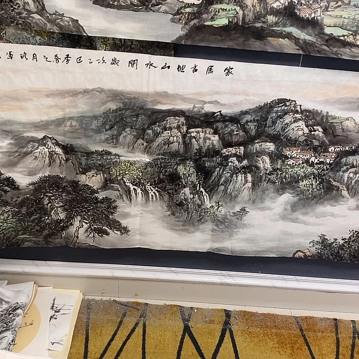 国画通*轩李珍军68.240手绘画芯