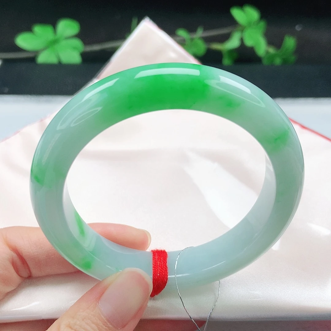 未镶嵌手镯翡翠57圈