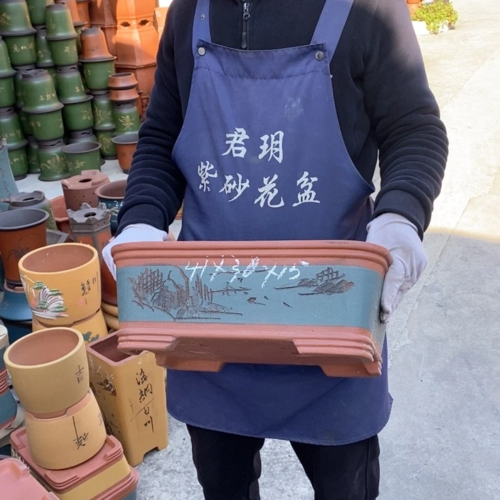 紫砂花盆紫砂花盆