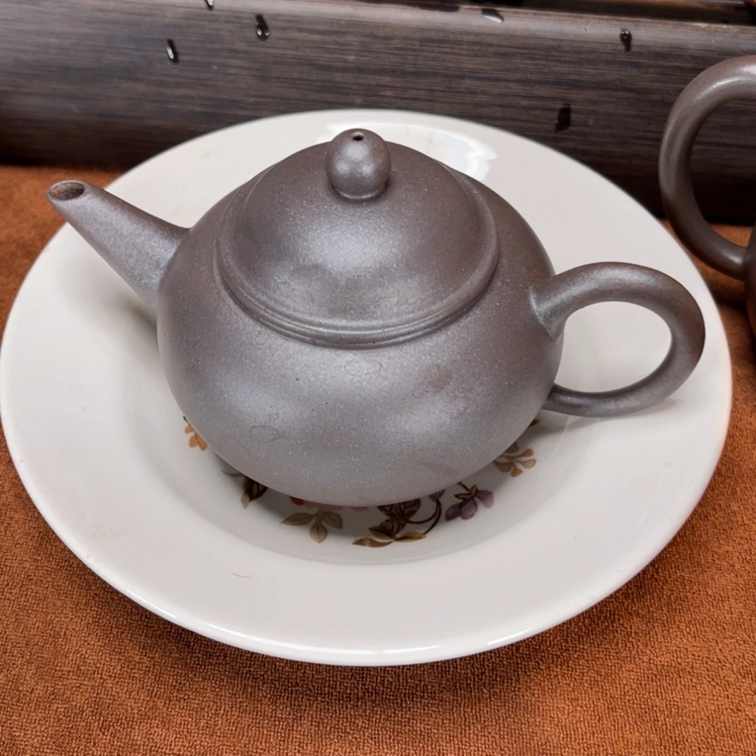 紫砂茶壶高端150cc天青水平