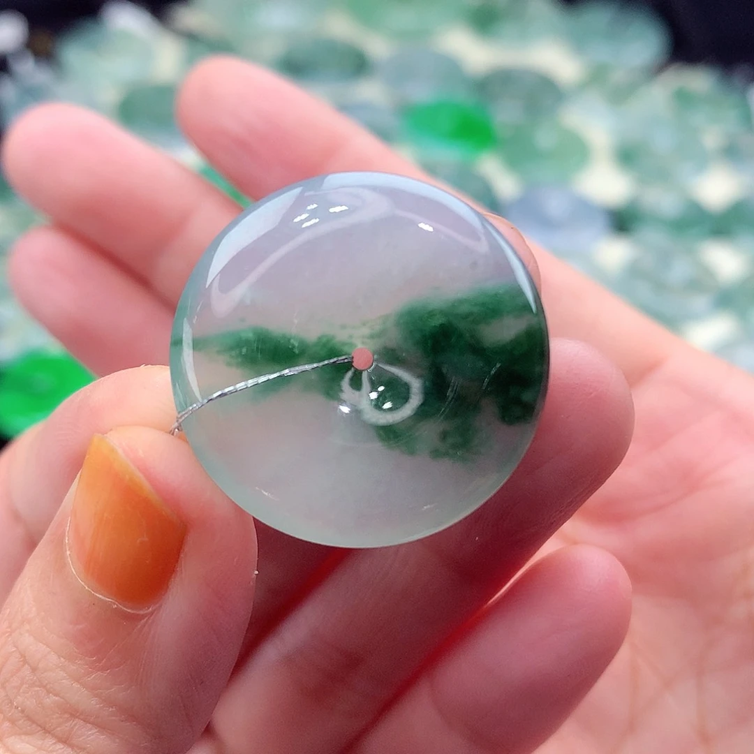 颈饰未镶嵌翡翠编号35-尺寸25/5