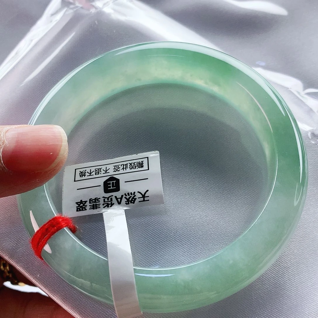未镶嵌手镯翡翠55圈