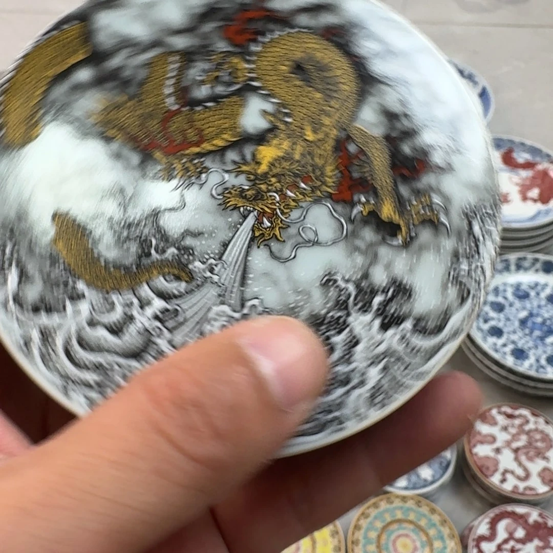 杯金龙降世盖置景德镇